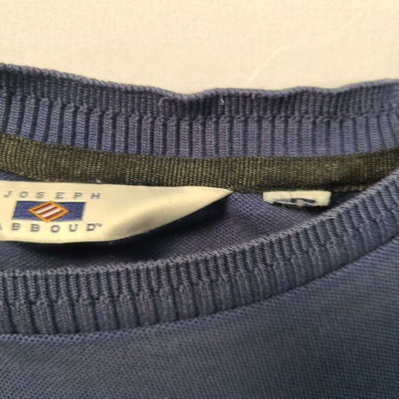 Joseph Abboud Men's Long Sleeve Navy Blue Crew Neck Sweater Size XL - Picture 3 of 7